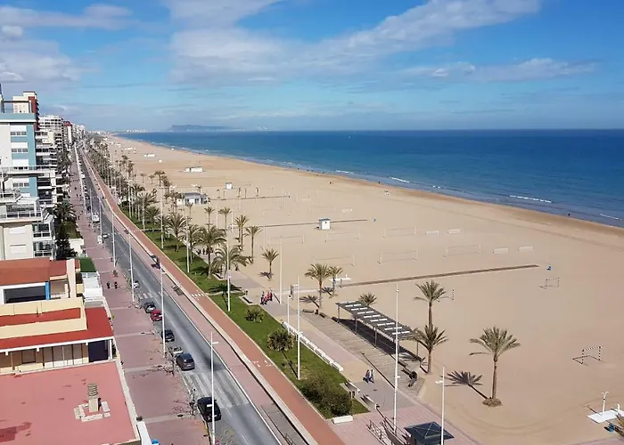 Apartament Primera Linea Caracola View, Solo Familias Gandia